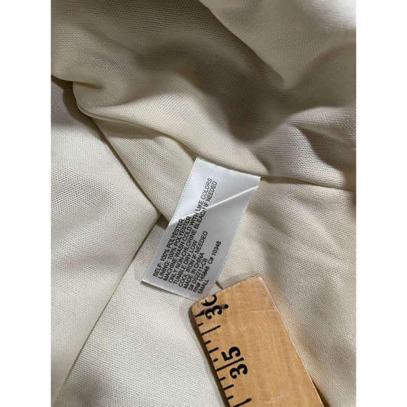 CalStyle Oversized Babydoll Mini Dress Tiered Ruffle Sheer Long Sleeve Gauzy S M - Picture 6 of 6